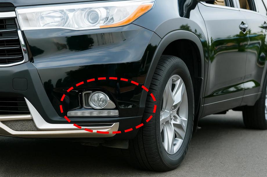 Toyota Highlander 2013–2019 Kromlister för dimljus Libao (2013-2016 ABS) Image