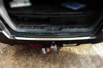 Nissan X-trail T31 2007–2014 Libao bakre stötfångarskydd i rostfritt stål foto 4