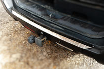 Nissan X-trail T31 2007–2014 Libao bakre stötfångarskydd i rostfritt stål foto 2