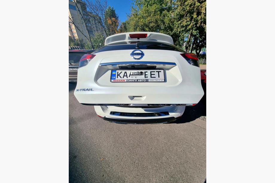 Nissan X-trail T32/Rogue 2014–2021 Libao bagageluckans kantlist i rostfritt stål Image