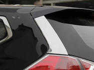 Nissan X-trail T32/Rogue 2014–2021 Kromade täckkåpor för bakrutestolpar Libao (2 st, plast) foto 2