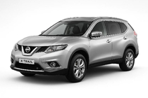 Nissan X-trail T32/Rogue 2014–2021 Integrerade takrails grå OEM (för X-trail, aluminium, montering med lim) foto 3
