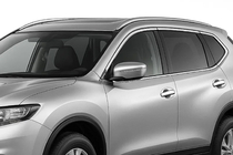Nissan X-trail T32/Rogue 2014–2021 Integrerade takrails grå OEM (för X-trail, aluminium, montering med lim) foto 1