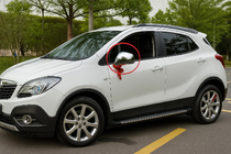 Opel Mokka 2012–2021 Libao kromade backspegelkåpor (2 st, plast) foto 3