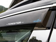 Subaru Forester 2013–2018 Vindavvisare med krom (4 st, Aomis) foto 1