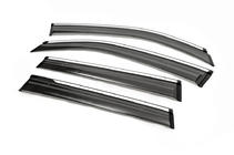 Subaru Forester 2013–2018 Vindavvisare med krom (4 st, Aomis) foto 3