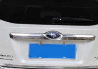 Subaru XV 2011–2017 Libao list ovanför registreringsskylten (rostfritt stål) foto 1