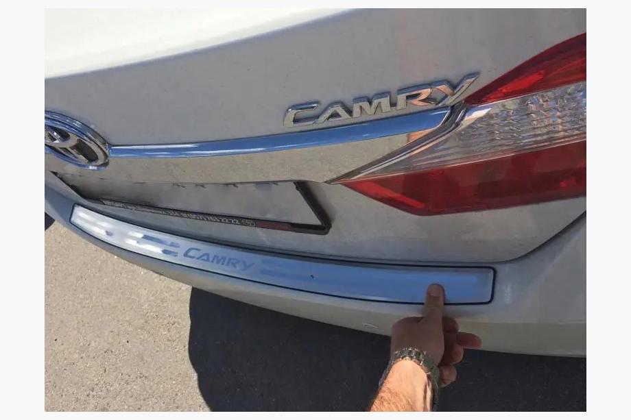 Toyota Camry 2011–2017 Libao bakre stötfångarskydd i rostfritt stål Image