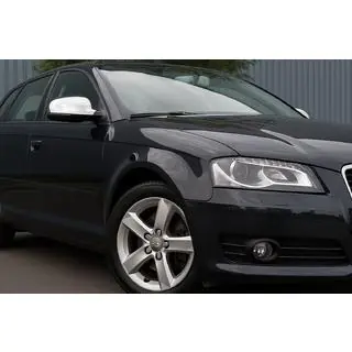 Backspegelkåpor 2010-2012 (2 st, rostfritt stål) Audi A3 2003–2012 foto 1