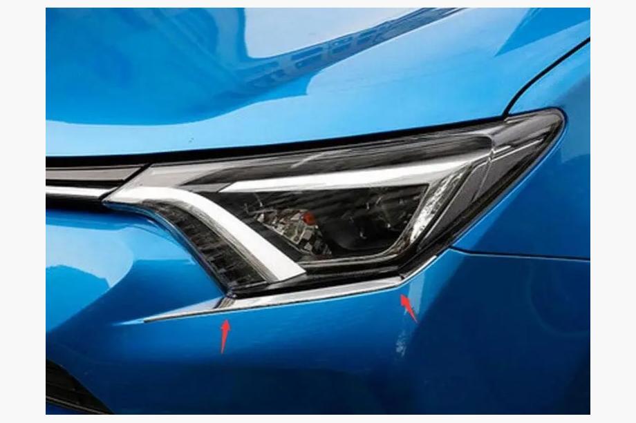 Toyota Rav 4 2013–2018 Nedre strålkastarlist Libao 2016-2018 (2 st, plast) Image