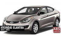 Hyundai Elantra (MD/UD) 2011–2015 Spegelkåpor med urtag för blinkers BMW-style (2 st) foto 7