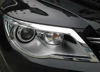 Volkswagen Tiguan 2007–2016 Libao kromade strålkastarlistor 2007-2011 (2 st, plast) foto 1