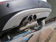 Volkswagen Tiguan 2007–2016 Bakre diffuser 2007-2010 (rostfritt stål) foto 4