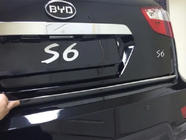 BYD S6 2010–2016 Libao bagageluckans kantlist i rostfritt stål foto 3