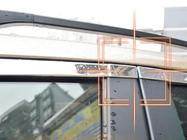 BYD S6 2010–2016 Komplett fönsterlistset Libao (rostfritt stål) foto 3