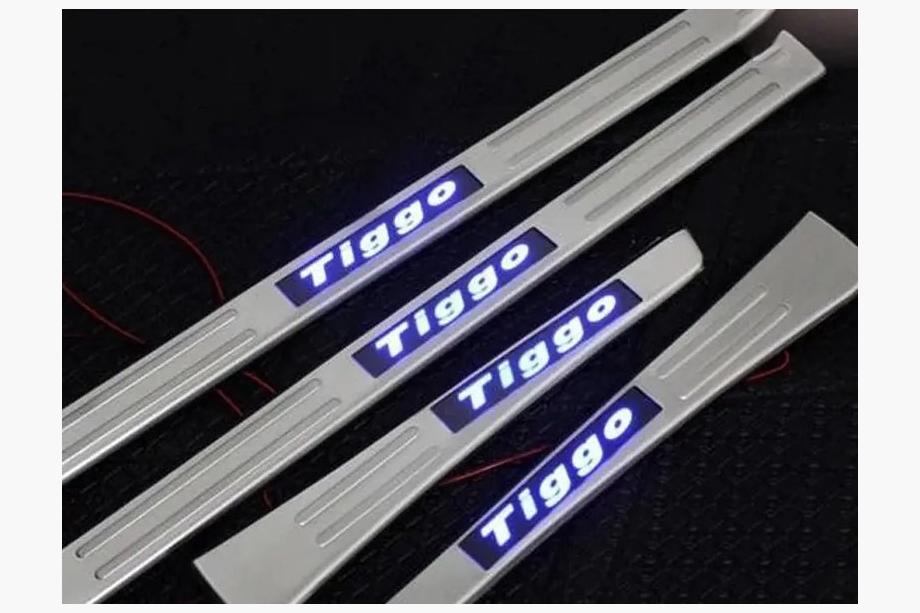 Chery Tiggo 1 2005–2016 Libao LED instegslister 2010-2014 (4 st, rostfritt stål) Image