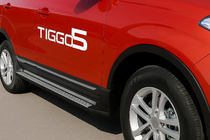 Chery Tiggo 5 2013– OEM sidosteg (2 st, aluminium) foto 2