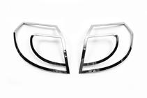 Geely Emgrand X7 2011– Libao kromade bakljuskåpor (2 st, plast) foto 1