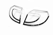 Geely Emgrand X7 2011– Libao kromade bakljuskåpor (2 st, plast) foto 2