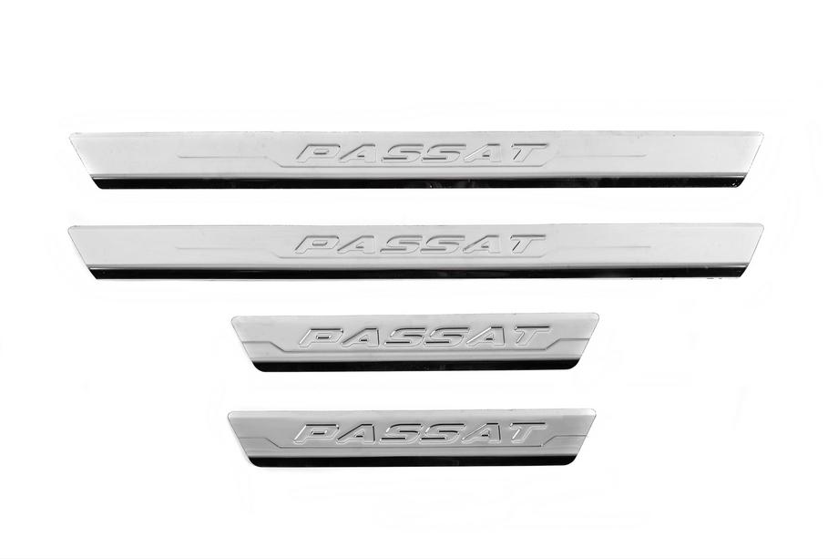 Volkswagen Passat B8 2015–2023 Carmos V3 instegslister (4 st, rostfritt stål) Image