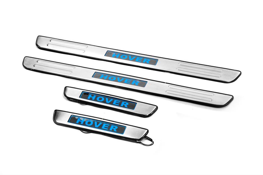 GreatWall Haval M4 2012–2021 Libao LED instegslister 2012+ (4 st, rostfritt stål) Image