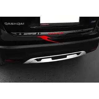 Bagagerumskantskydd med text (Libao, rostfritt stål) Nissan Qashqai 2014–2021 foto 1