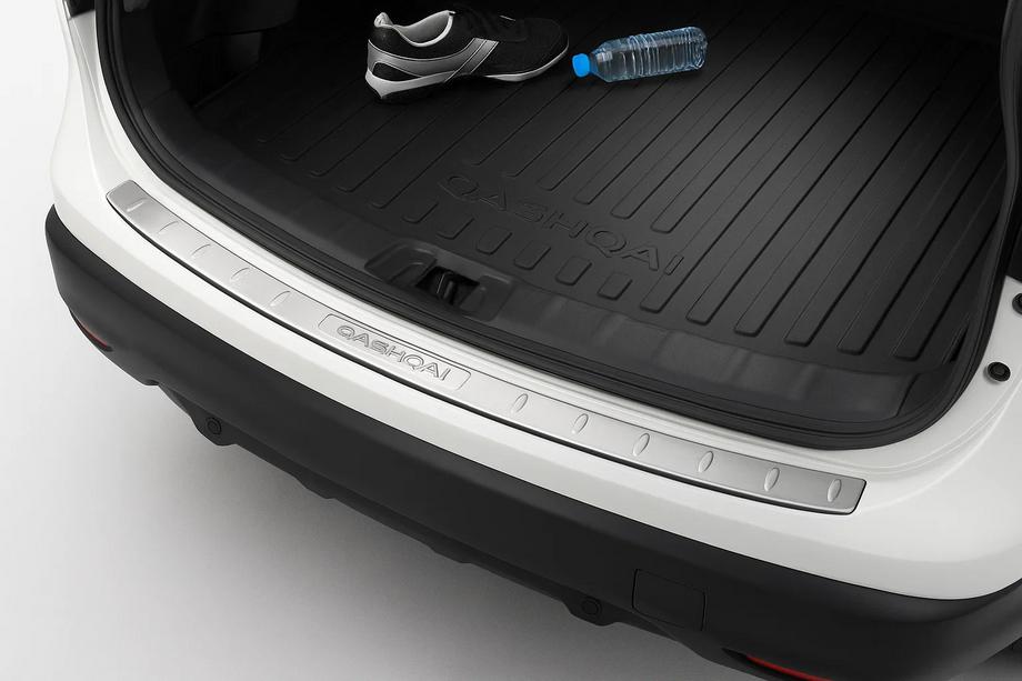 Nissan Qashqai 2014–2021 Bakre stötfångarskydd Libao (2014-2017, rostfritt stål) Image