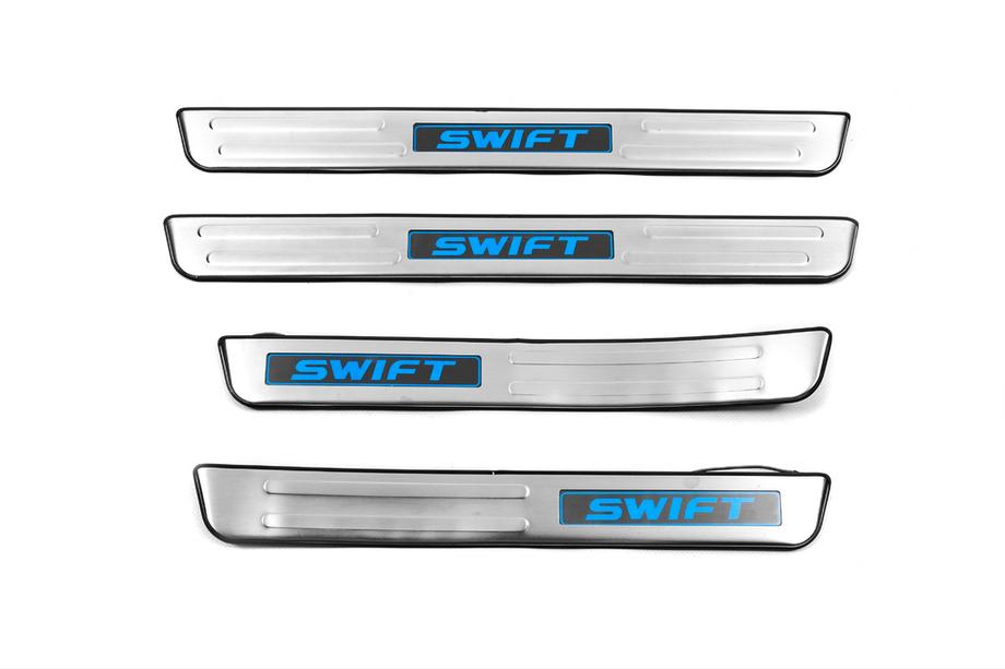 Suzuki Swift 2010–2017 Libao LED instegslister (4 st, rostfritt stål) Image