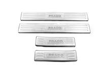Toyota Land Cruiser Prado 150 2009–2023 Invändiga instegslister i rostfritt stål V1 (4 st) foto 1