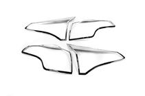 Toyota Rav 4 2013–2018 Bakljusöverlägg Libao 2016-2019 (2 st, plast) foto 3