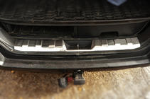 Nissan X-trail T31 2007–2014 Bakre instegsskydd i rostfritt stål 2007-2010 foto 3