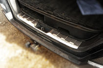 Nissan X-trail T31 2007–2014 Bakre instegsskydd i rostfritt stål 2007-2010 foto 1