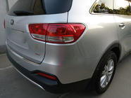 Kia Sorento III UM 2014–2020 Bakre stötfångarskydd i rostfritt stål foto 5