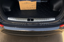 Hyundai Tucson TL 2016–2021 Bakre lasttröskelskydd i rostfritt stål Libao foto 3