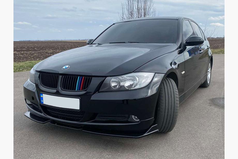 Universell frontläppspoiler Niken Black (ABS) Foto 3