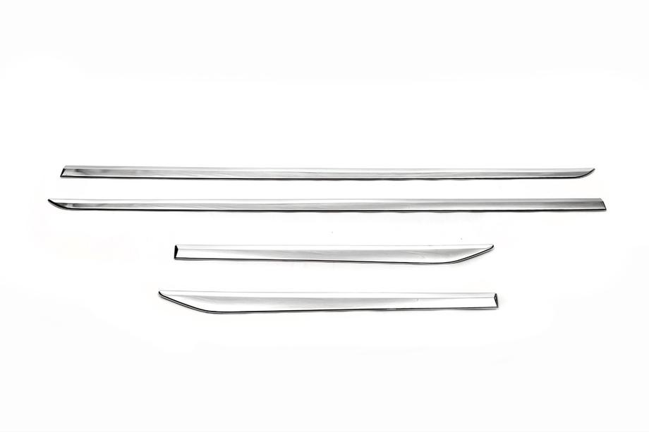 Nissan Qashqai 2014–2021 Dörrlist Libao V1 (set 4 st, rostfritt stål) Image