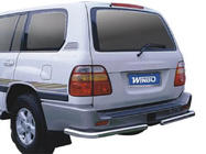 Toyota Land Cruiser 100 1998–2007 Winbo bakre hörnskydd (2 st, rostfritt stål) foto 4