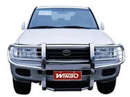 Toyota Land Cruiser 100 1998–2007 WINBO bullbar med skydd (rostfritt stål) foto 4