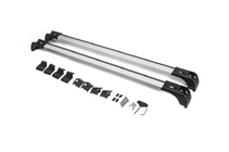 Opel Astra H 2004–2013 Takräcke tvärstag för integrerade rails, låsbara med nyckel Skybar V2 (2 st) Svarta foto 14