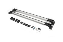 Opel Astra H 2004–2013 Takräcke tvärstag för integrerade rails, låsbara med nyckel Skybar V2 (2 st) Svarta foto 4