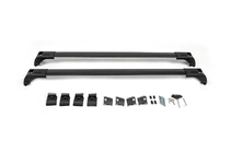 Opel Astra H 2004–2013 Takräcke tvärstag för integrerade rails, låsbara med nyckel Skybar V2 (2 st) Svarta foto 6