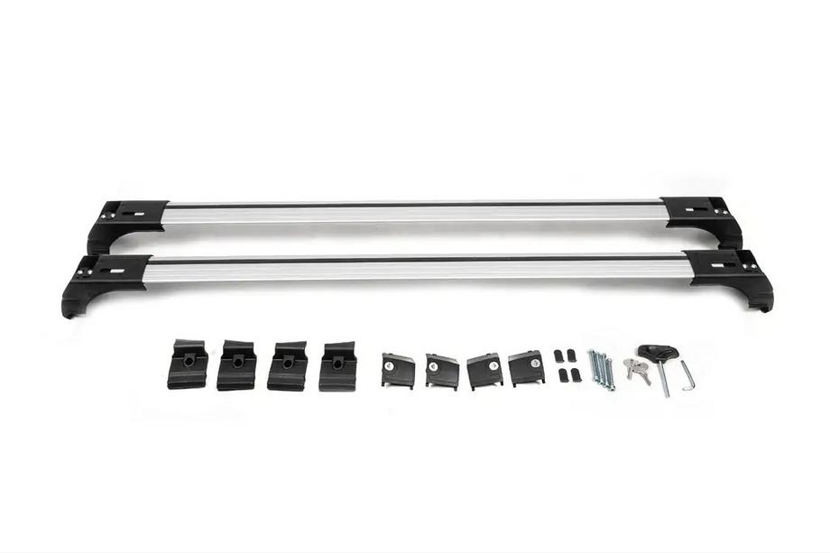 Opel Astra H 2004–2013 Takräcke tvärstag för integrerade rails, låsbara med nyckel Skybar V2 (2 st) Foto 5