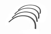 Mercedes E-class W212 2009–2016 Hjulhuslister SD (2009-2013, 4 st, svarta, ABS-plast) foto 2