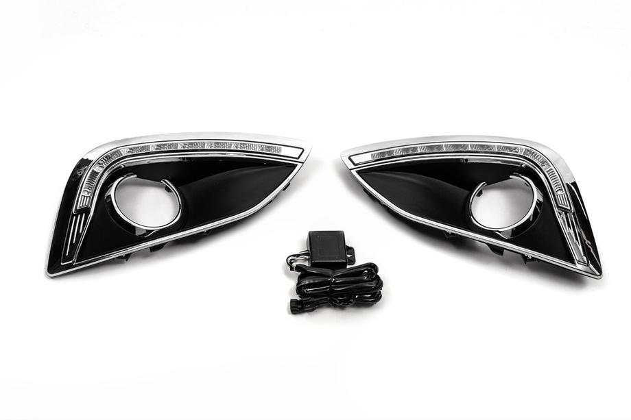 Hyundai IX-35 2010–2015 Insatser till dimljus (2 st, med LED) Image