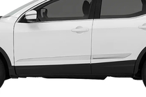 Nissan Qashqai 2014–2021 Krom dörrlister Libao V2 (4 st.) foto 1