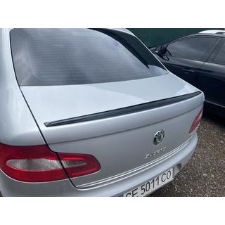 LIP-spoiler (Sunplex, svart) (115,8 cm x 6,3 cm) Skoda Superb 2009–2015 foto 1