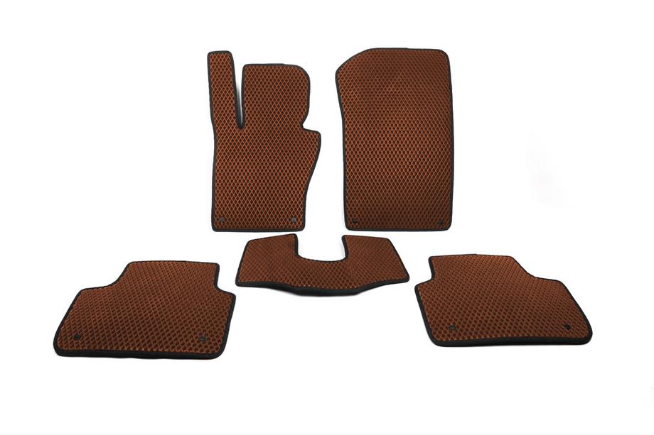 BMW X3 E83 2003–2010 EVA bilmattor (tegelmönster) Image