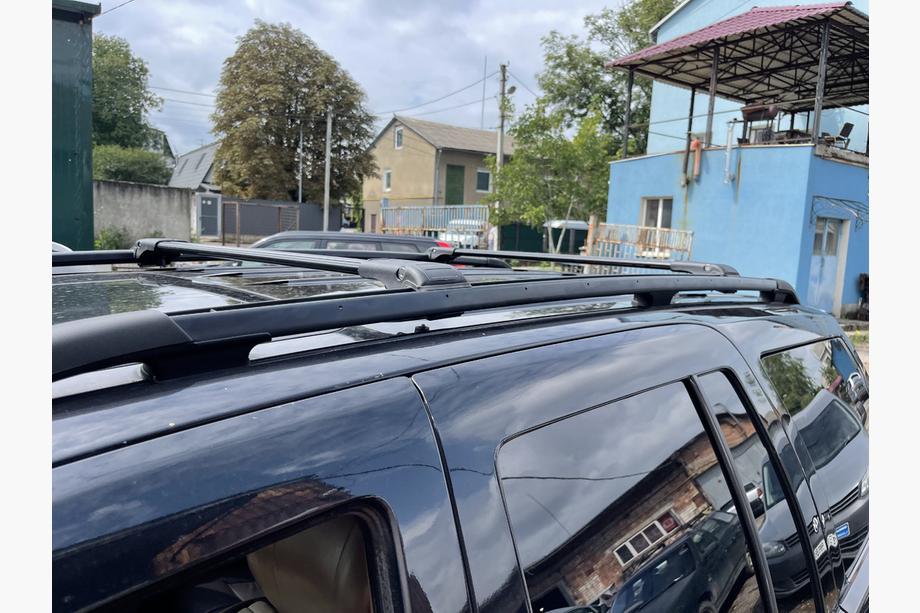 Jeep Grand Cherokee WJ 1999–2004 Lastbågar för vanliga takrails WingBar V1 (2 st) Svarta Foto 3