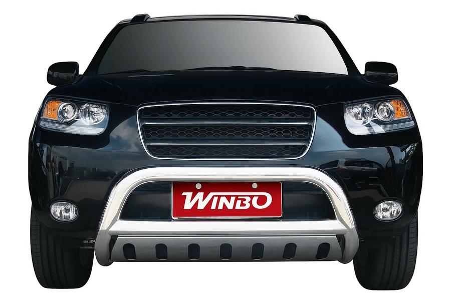 Hyundai Santa Fe 2 2006–2012 Winbo frontbåge (rostfritt stål) Image