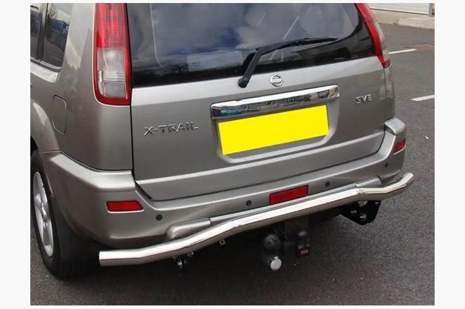 Nissan X-trail T30 2002–2007 Bakre stötfångarskydd Winbo (rostfritt stål) Image